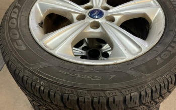 235/55r17 goodyear snow tires on ford rims