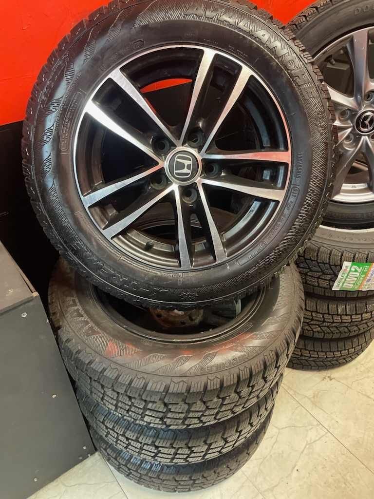 195/65R15 avalanche snow tires on Honda rims