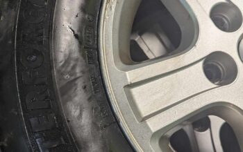 265/70R17 Firestone Snow Tires on Dodge Ram Rims