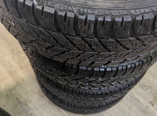 205/55R16 Good Year Snow Tires on Mitsubishi Rims