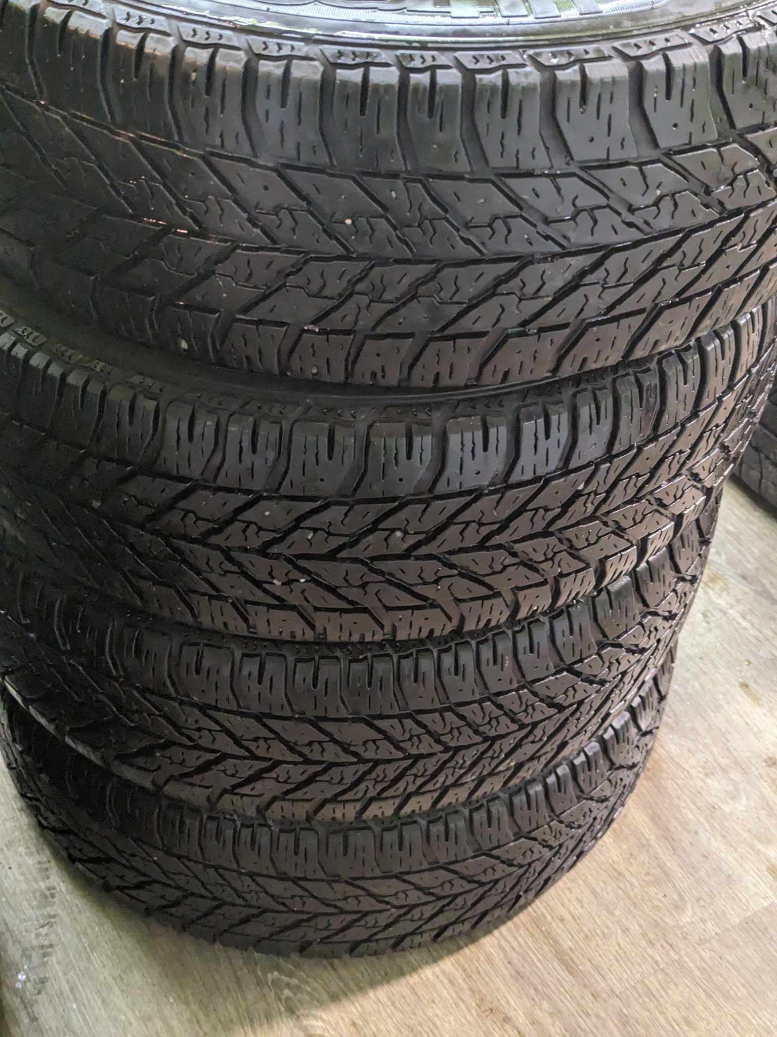 205/55R16 Good Year Snow Tires on Mitsubishi Rims